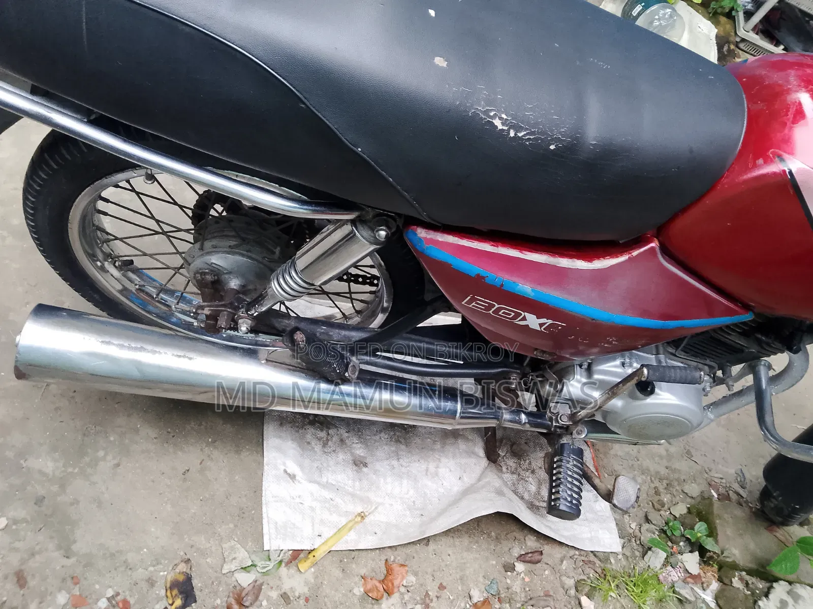 Bajaj Boxer 100 2008 Red