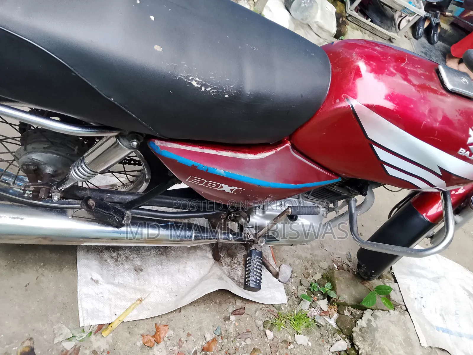 Bajaj Boxer 100 2008 Red