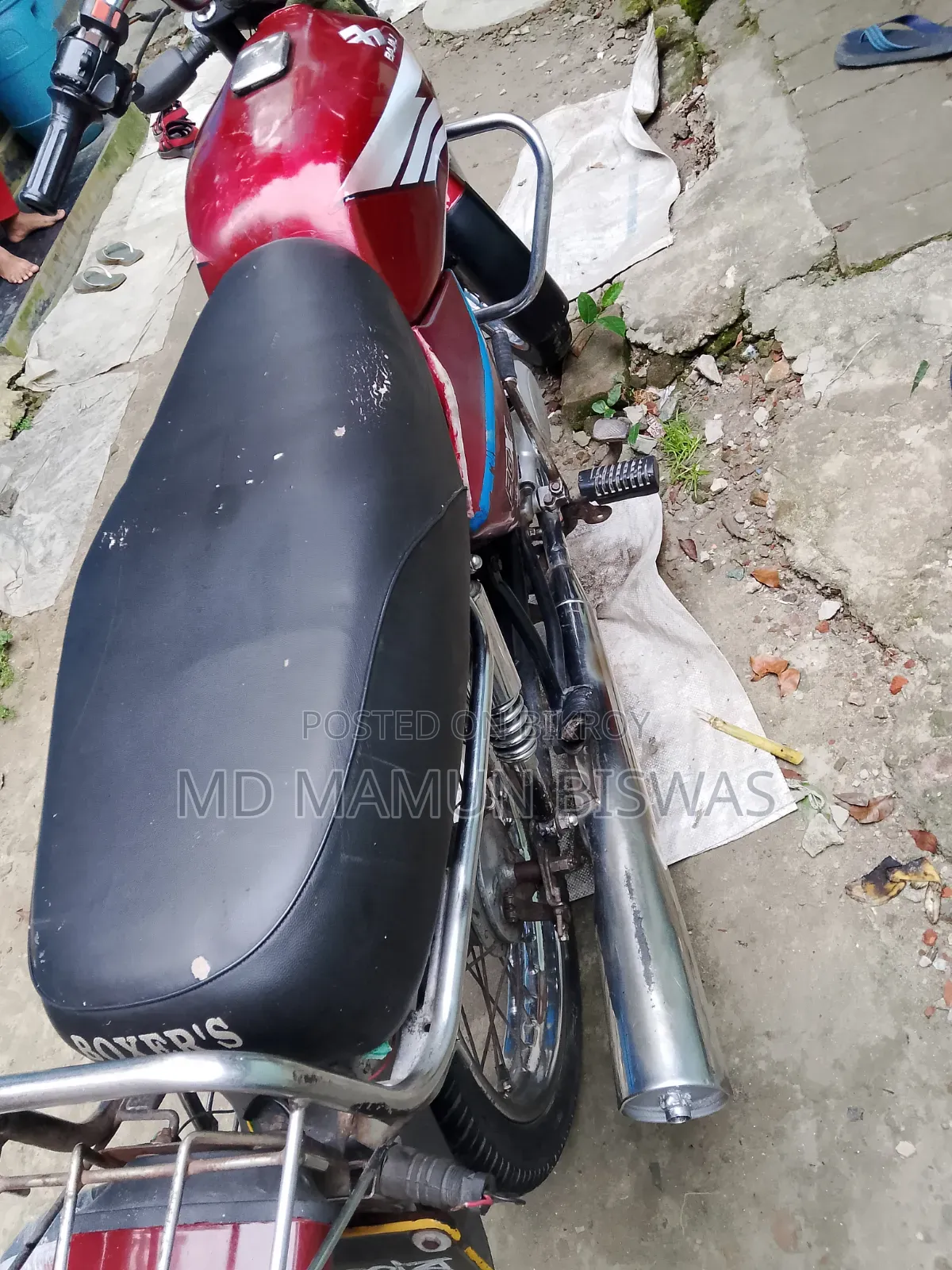 Bajaj Boxer 100 2008 Red