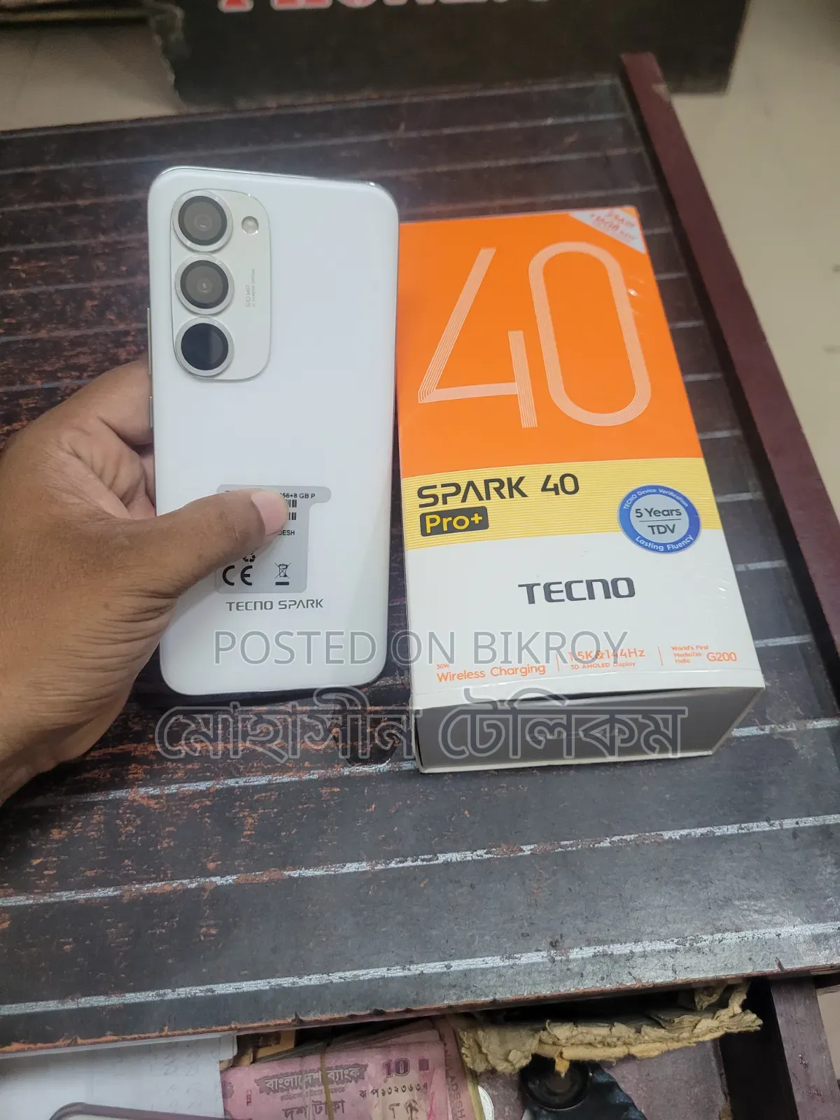 Tecno Spark 40 Pro+ 256 GB White