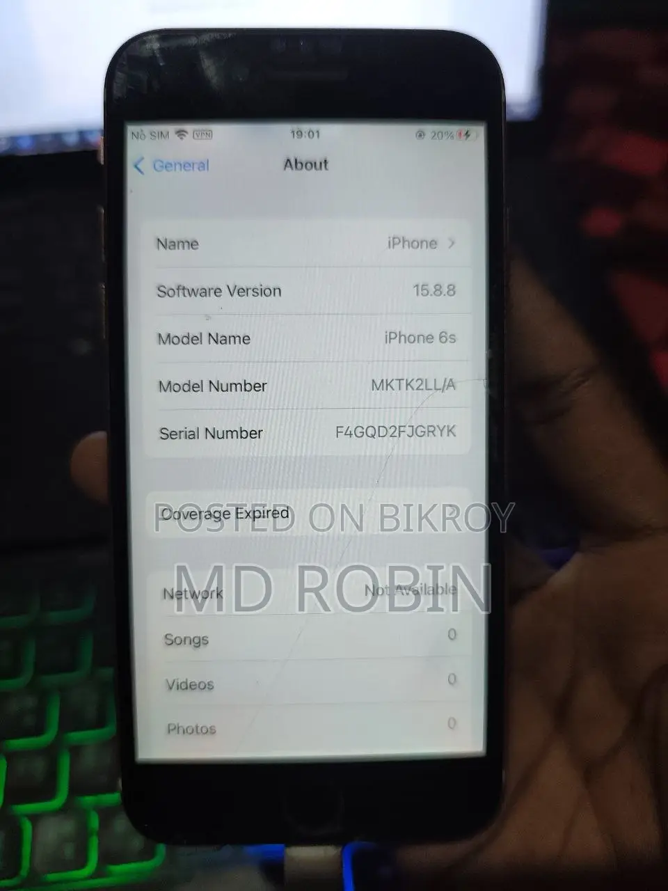 Apple iPhone 6s 128 GB Bronze