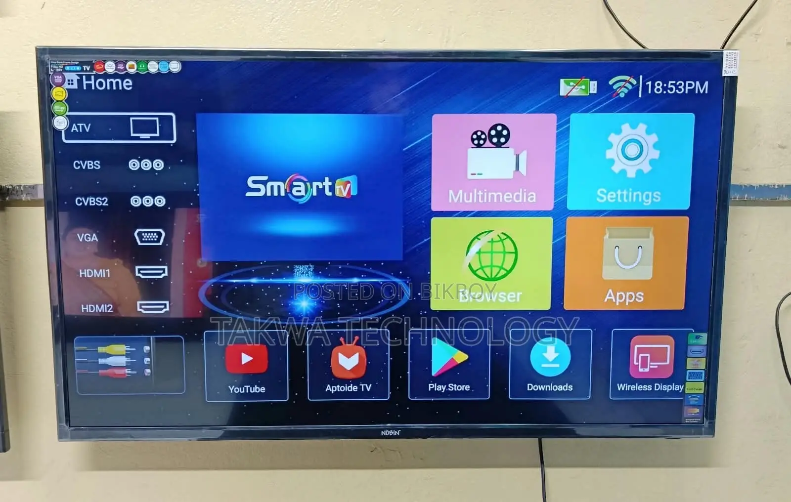 Nobin 43"Inche Smart Android TV