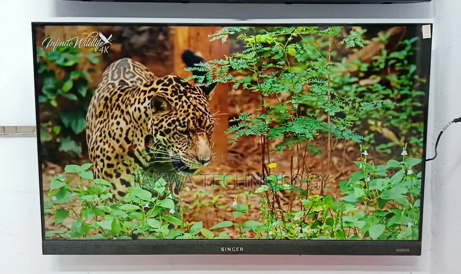 SINGER 50"Inche Smart Android 4K Framless Voice Control TV