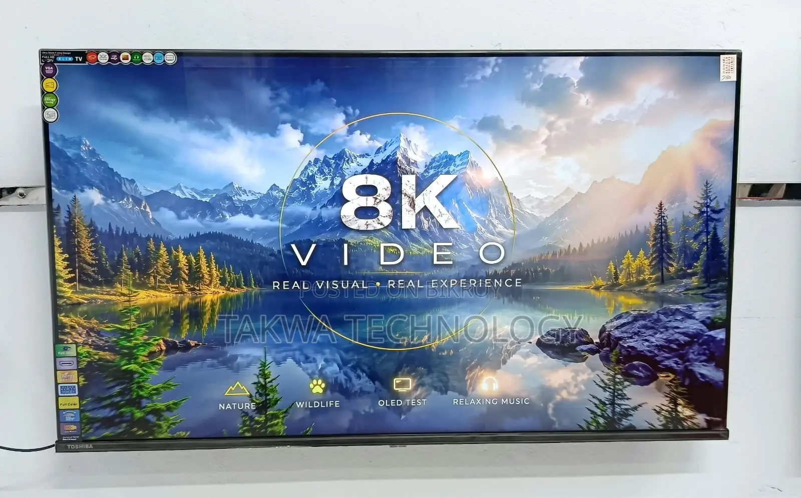 Smart 50"Inche Android 4K Voice Control Framless TV