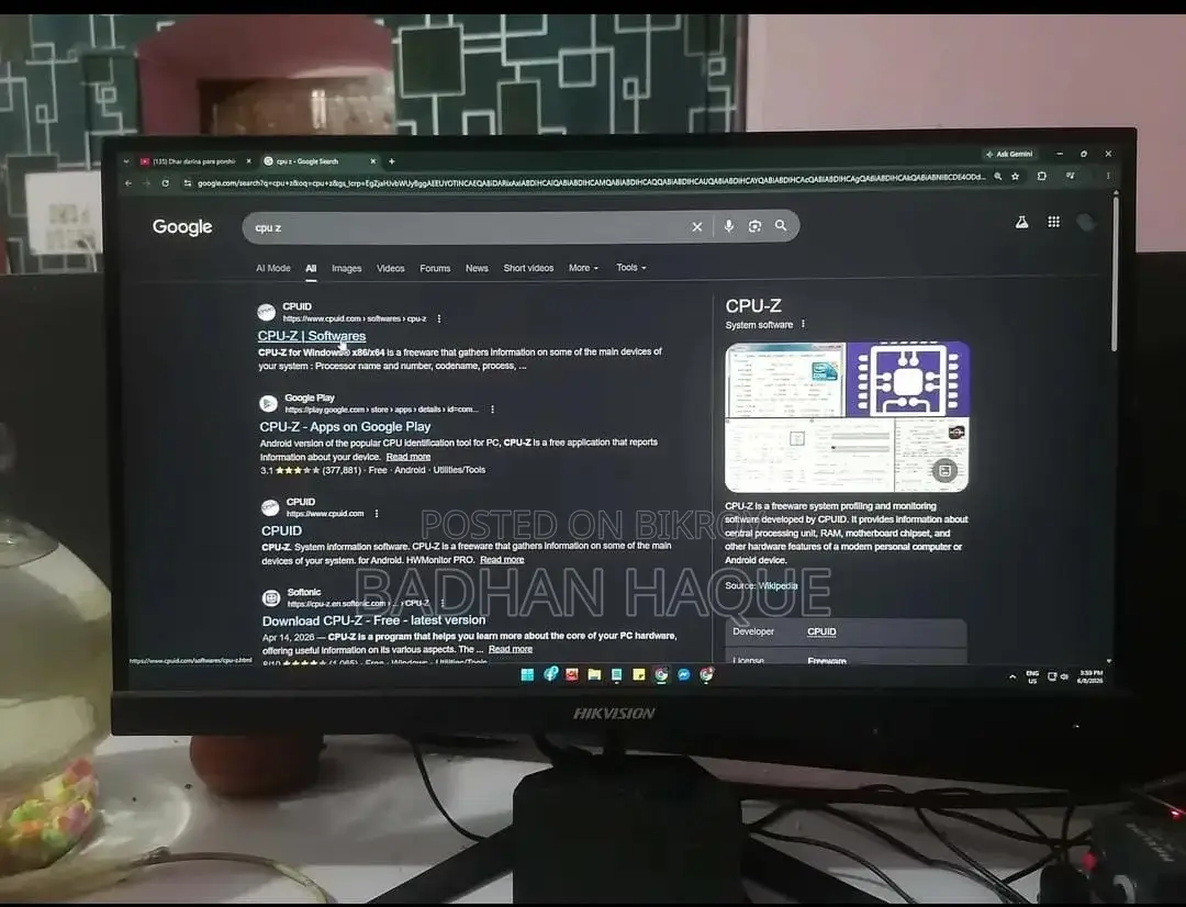 Desktop Computer Gigabyte 8GB AMD Ryzen 5 SSD 256GB