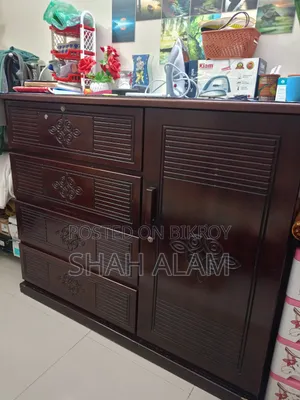 Bed, Almirah, Wardrobe, Dressing Table, Showcase