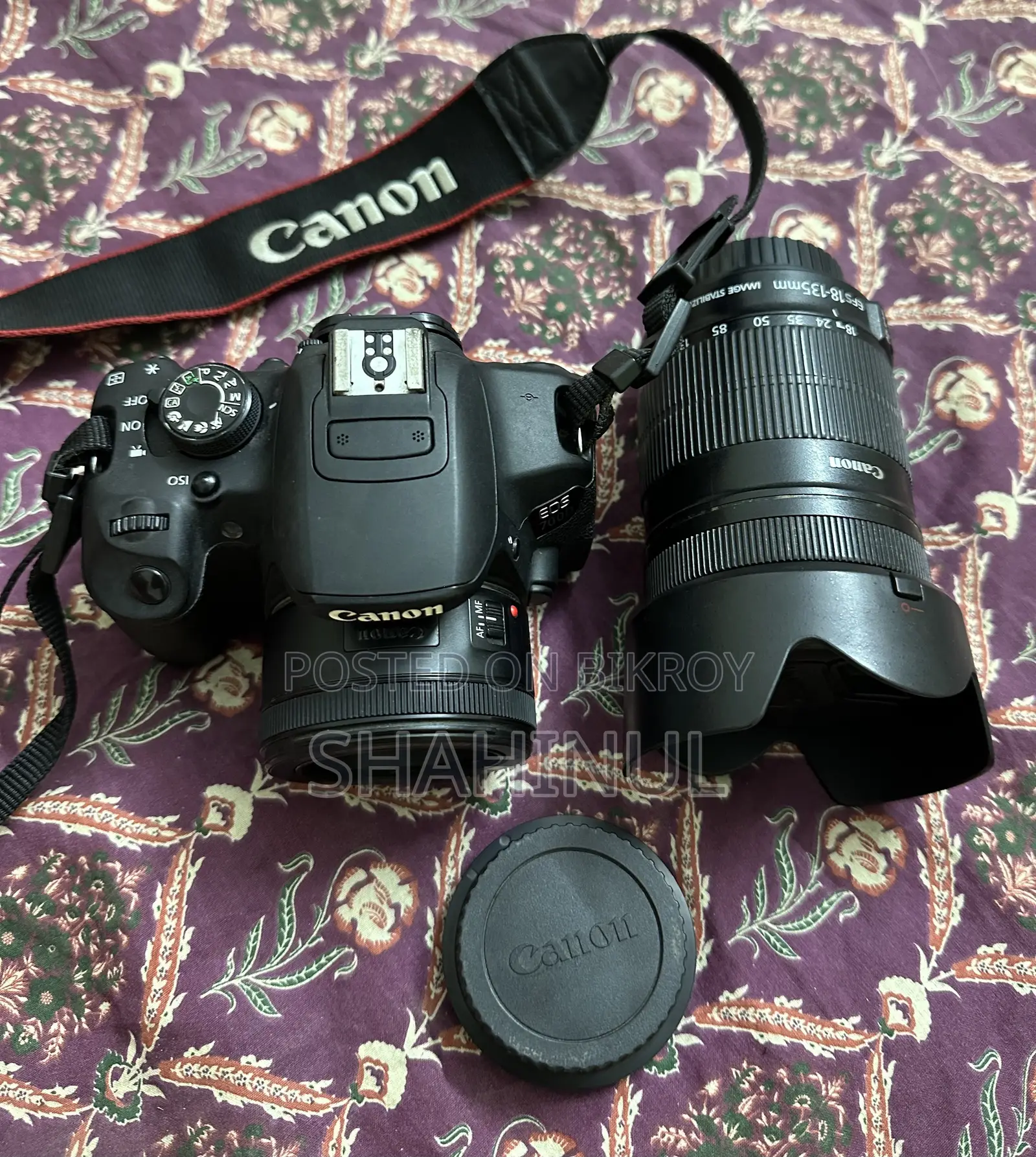 Canon 700D + 18-135mm + 50mm Prime Lens — Excellent Condition