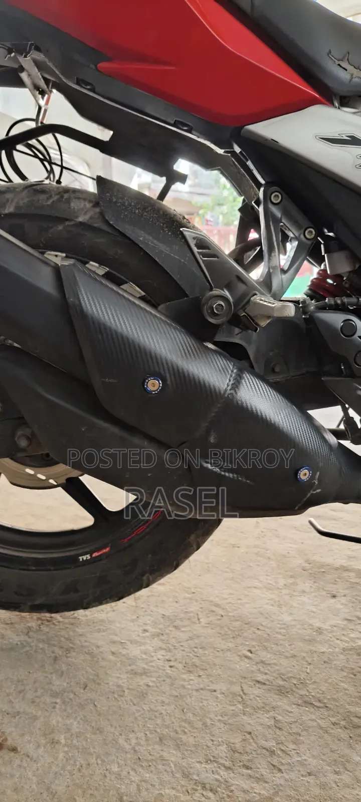 TVS Apache RTR 160 4V 2020 Red