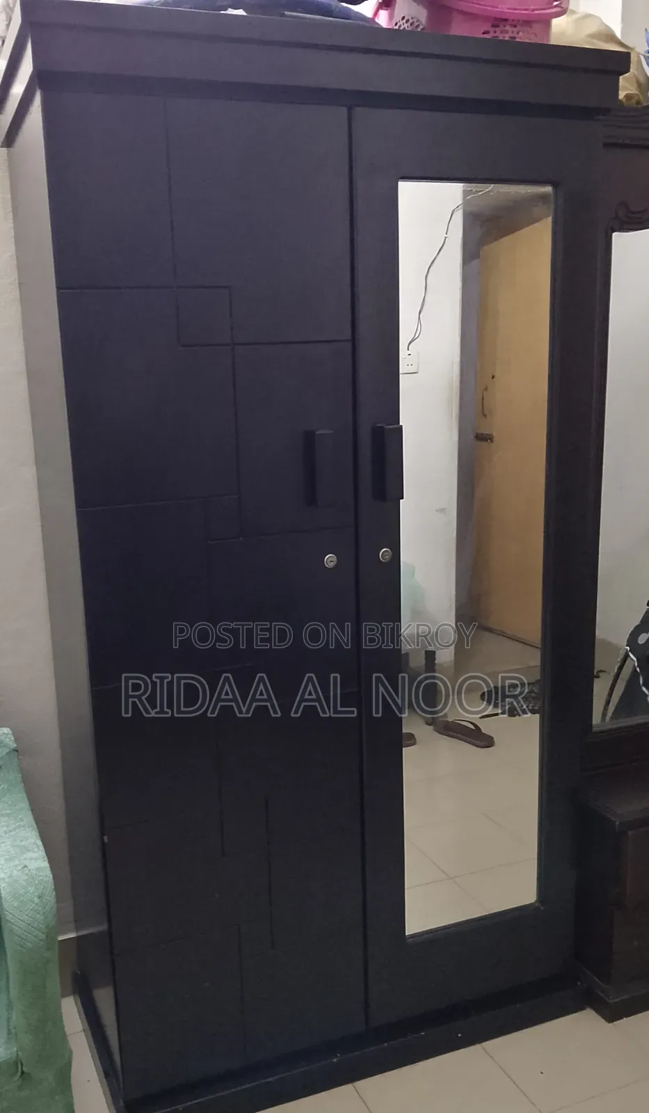 2-Door MDF Almirah for Sale