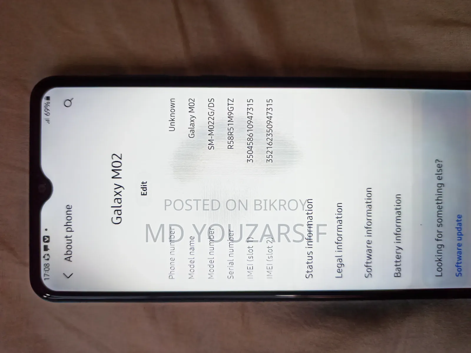 Samsung Galaxy M02 32 GB Blue