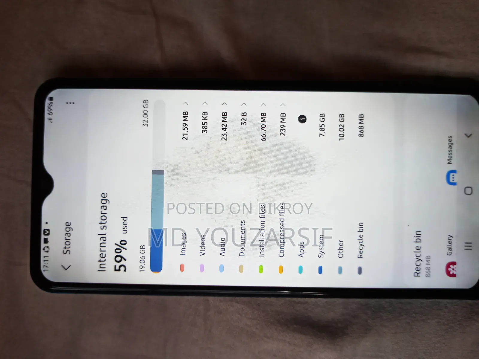 Samsung Galaxy M02 32 GB Blue