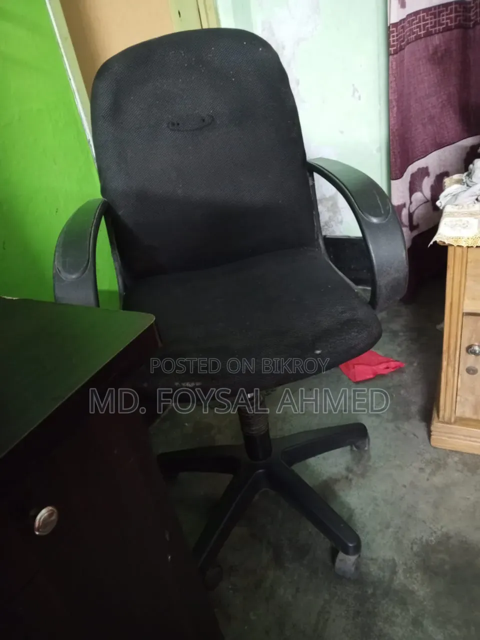 Computer Table & Rolling Table Chair