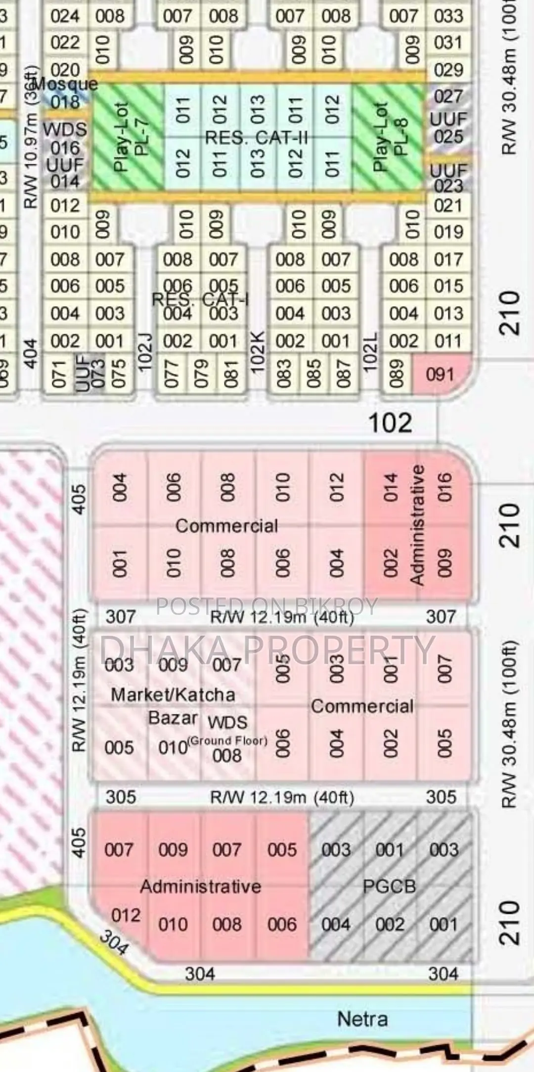 75ft Rd 3 Katha Commercial South at Sector-2