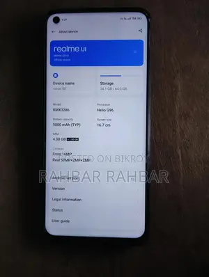 Realme Narzo 50 64 GB Black