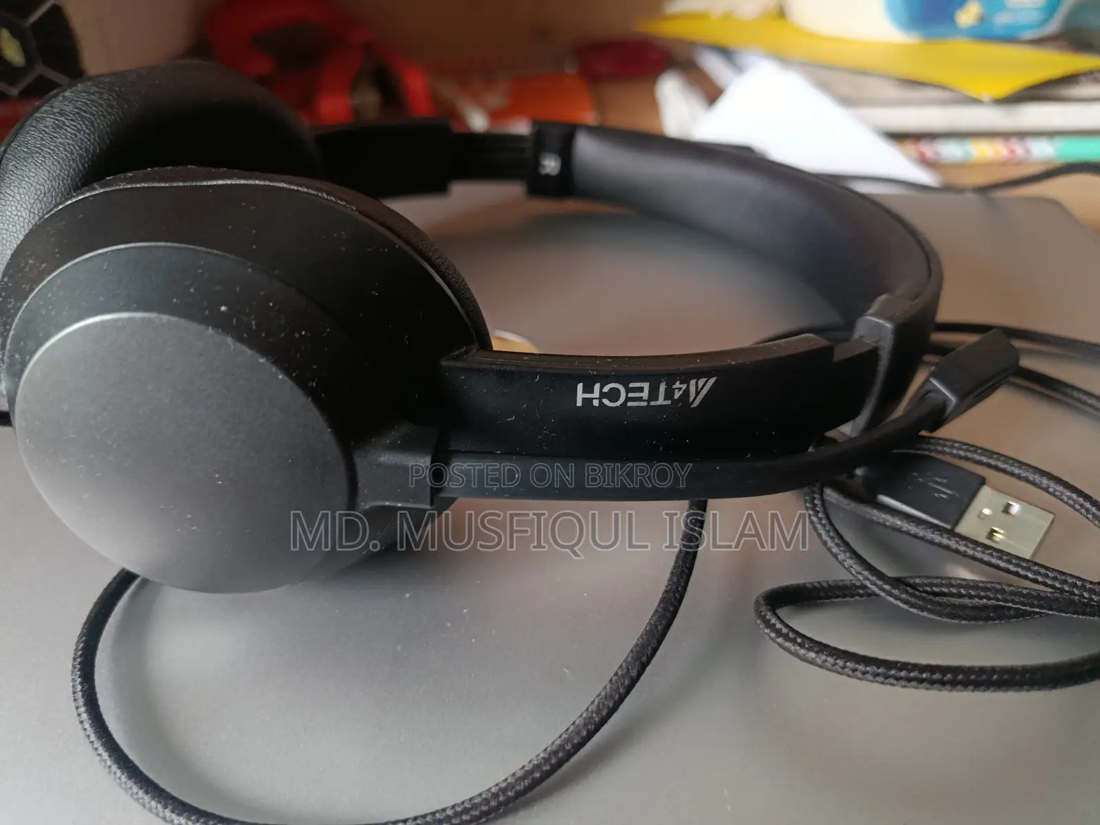 A4TECH FH150U Fstyler USB Black Conference Headphone