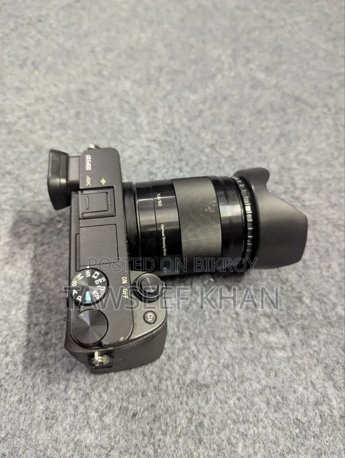 Sony A6400 With 50 Mm F1.8 Prime Lens
