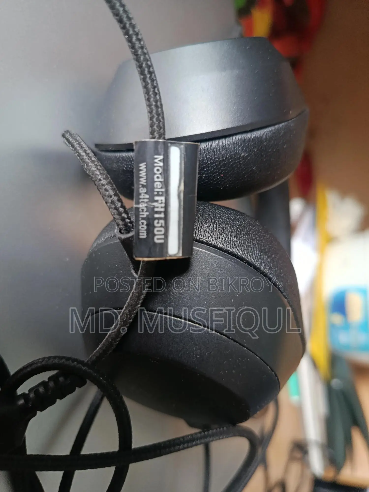 A4TECH FH150U Fstyler USB Black Conference Headphone