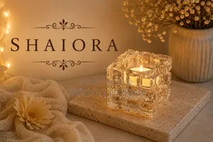 Artificial Crystal Body Candle Holder