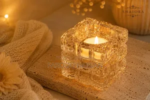Artificial Crystal Body Candle Holder