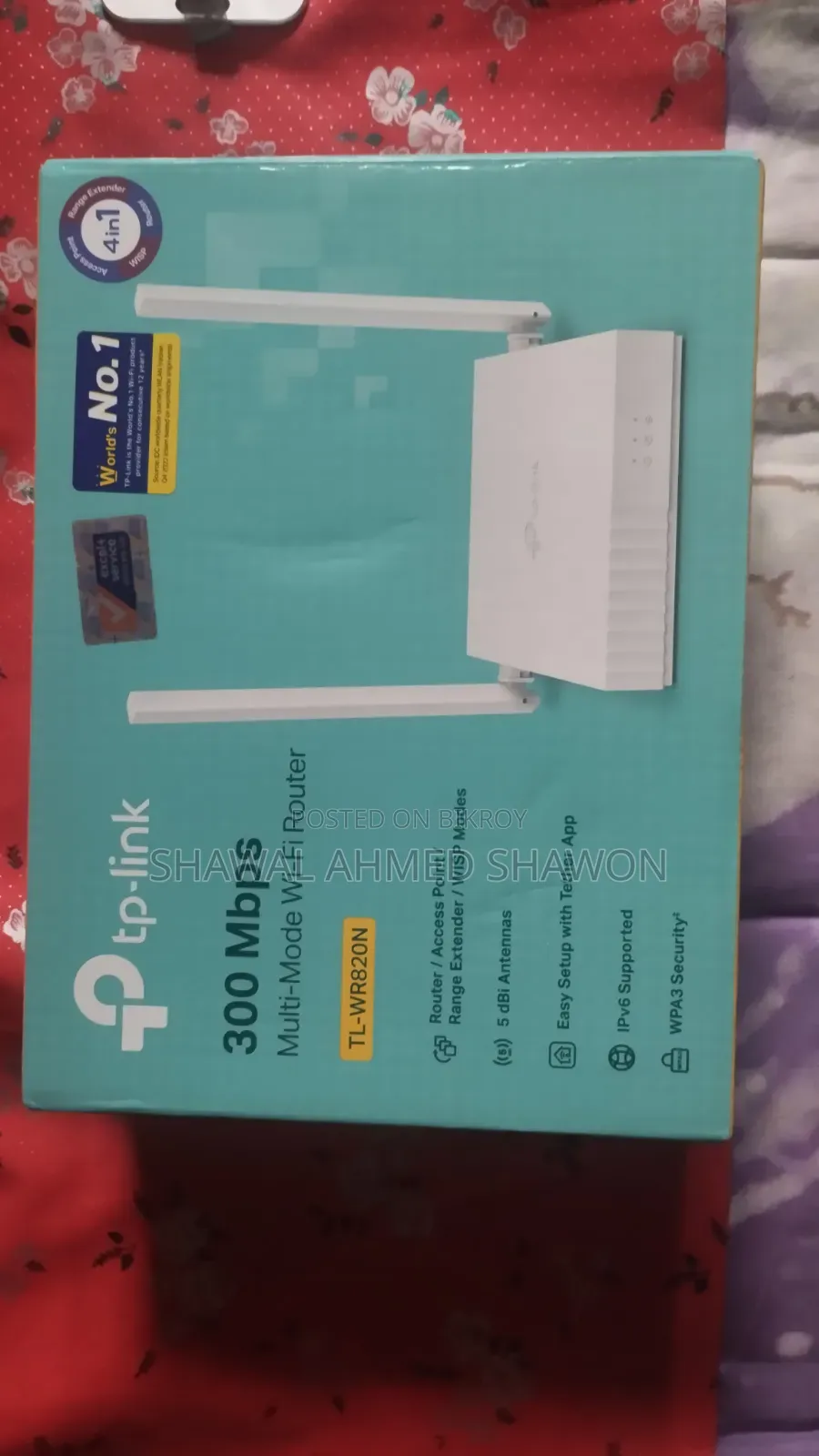 Tl-Wr820n
300 MBPS Multi-Mode Wi-Fi Router