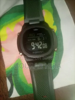 Dark Green Colour Sport Watch
