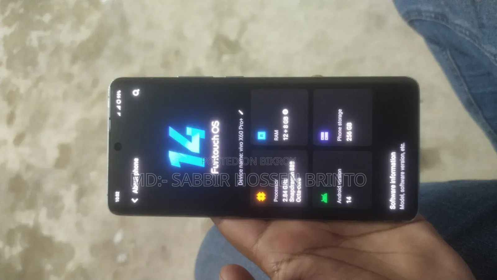 Vivo X60 Pro+ 5G 256 GB Black