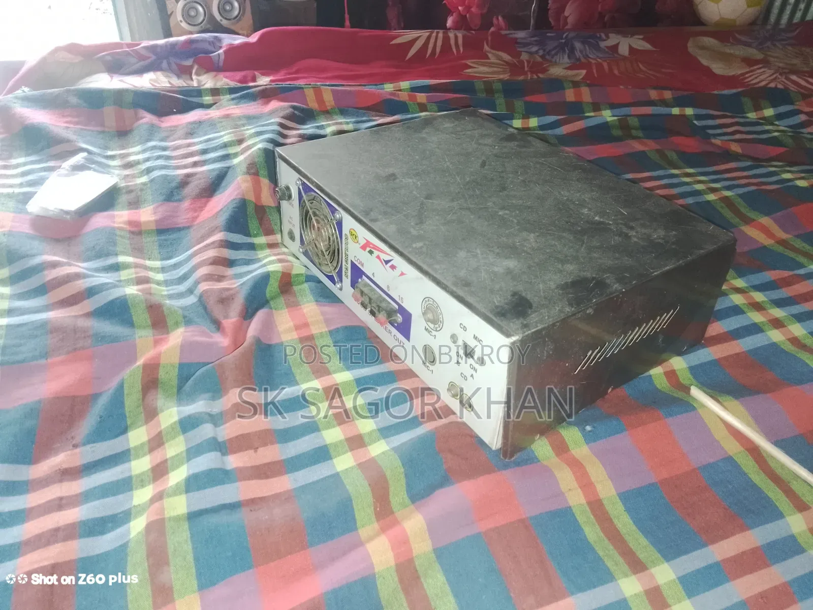 ইমারজেন্সি টাকার প্রয়োজন দেখে বিক্রি করে দেওয়া হবে এইএমপ্লিফায়ারটি