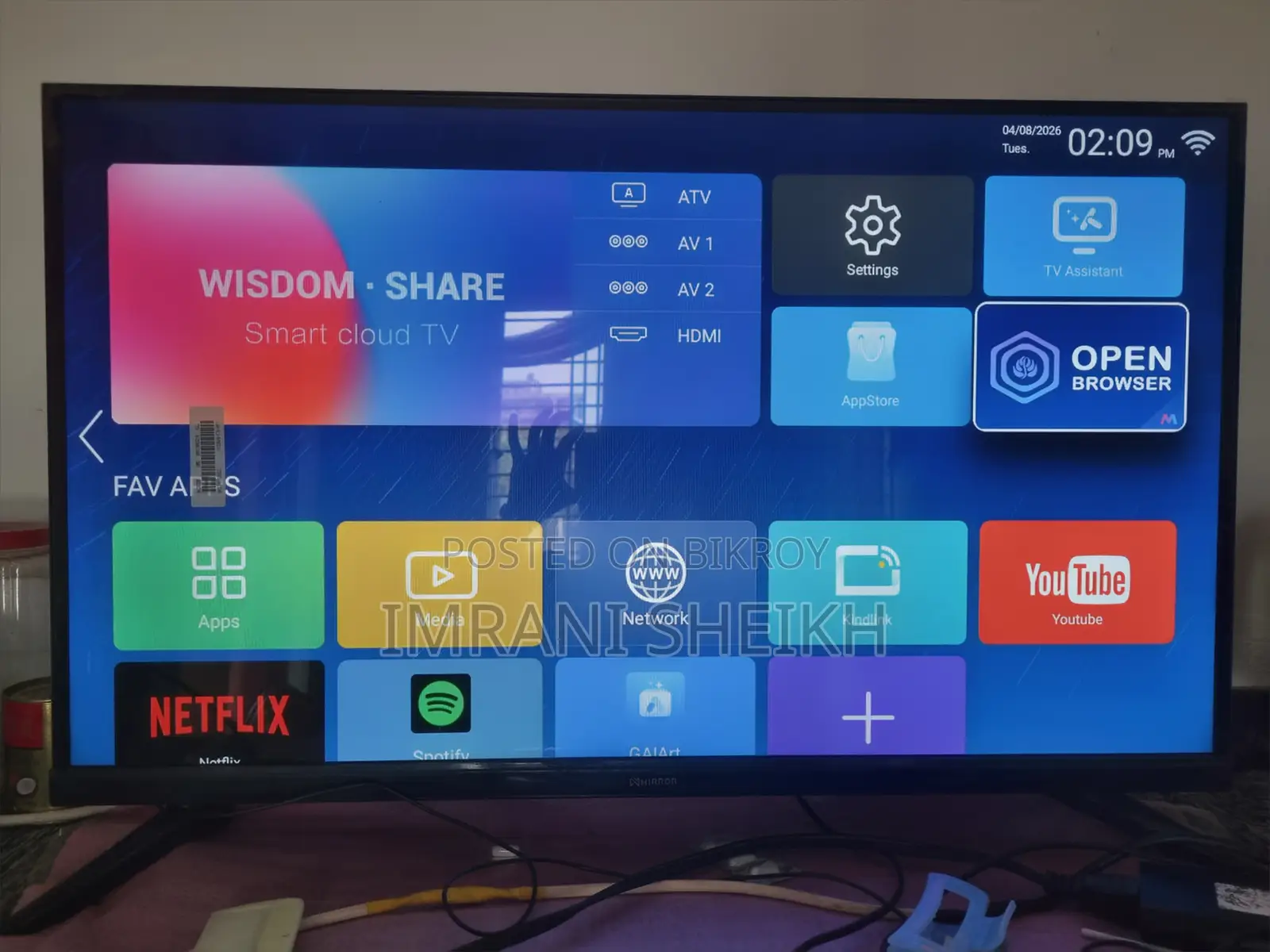 Mirror Smart TV Android Version 11
