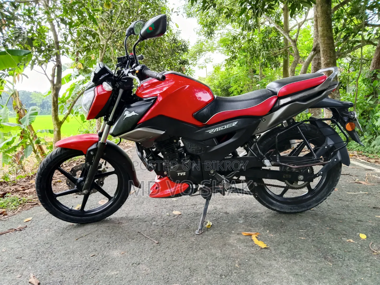 TVS Raider 125 2022 Red