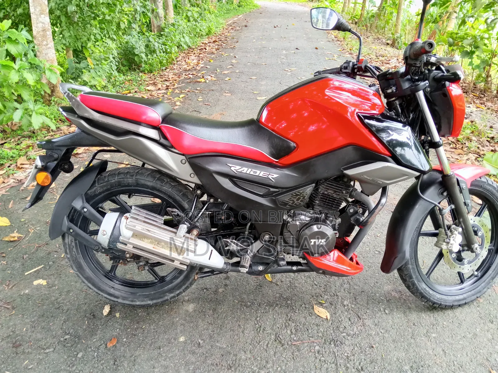 TVS Raider 125 2022 Red