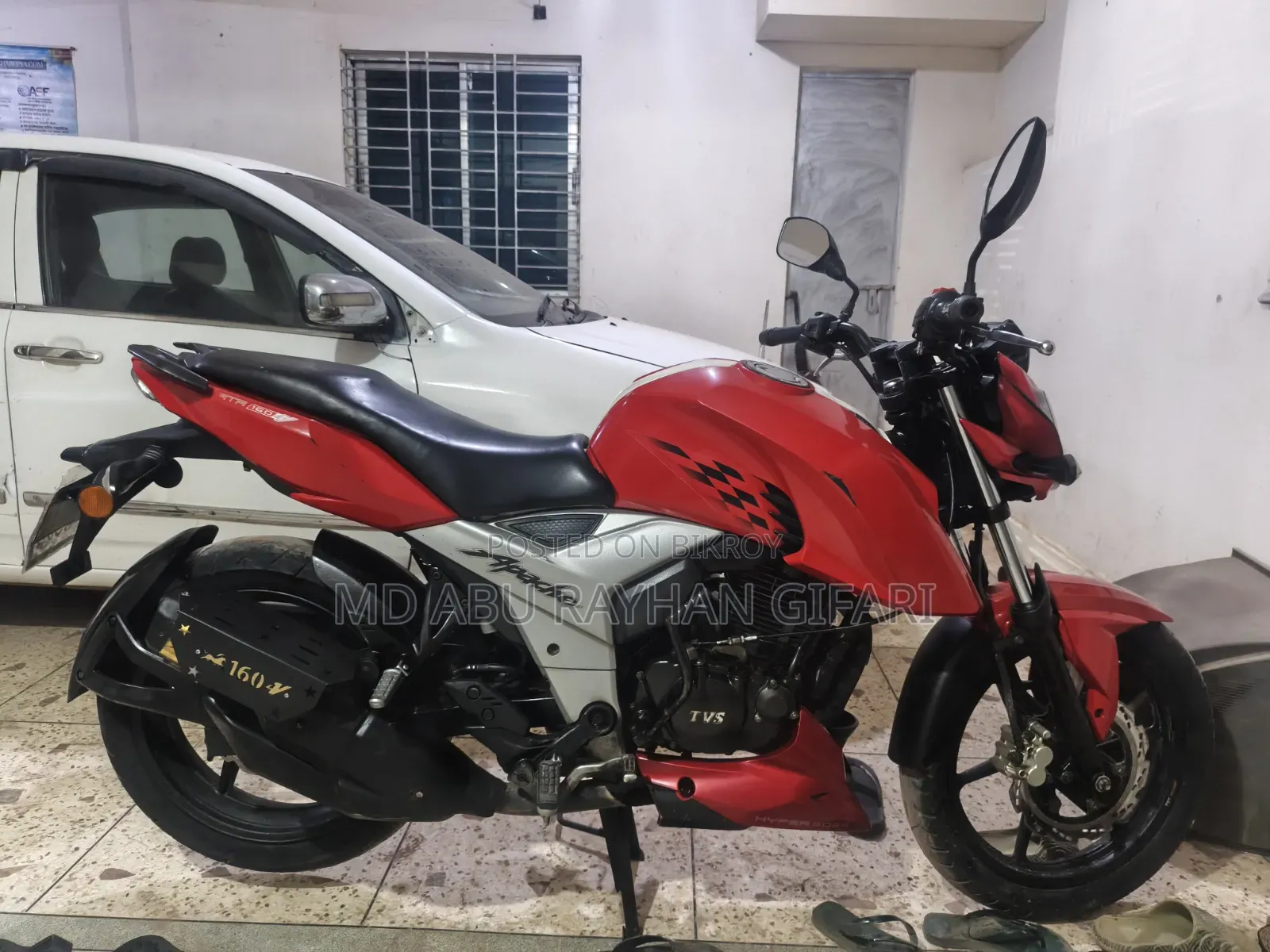 TVS Apache RTR 160 4V 2020 Red