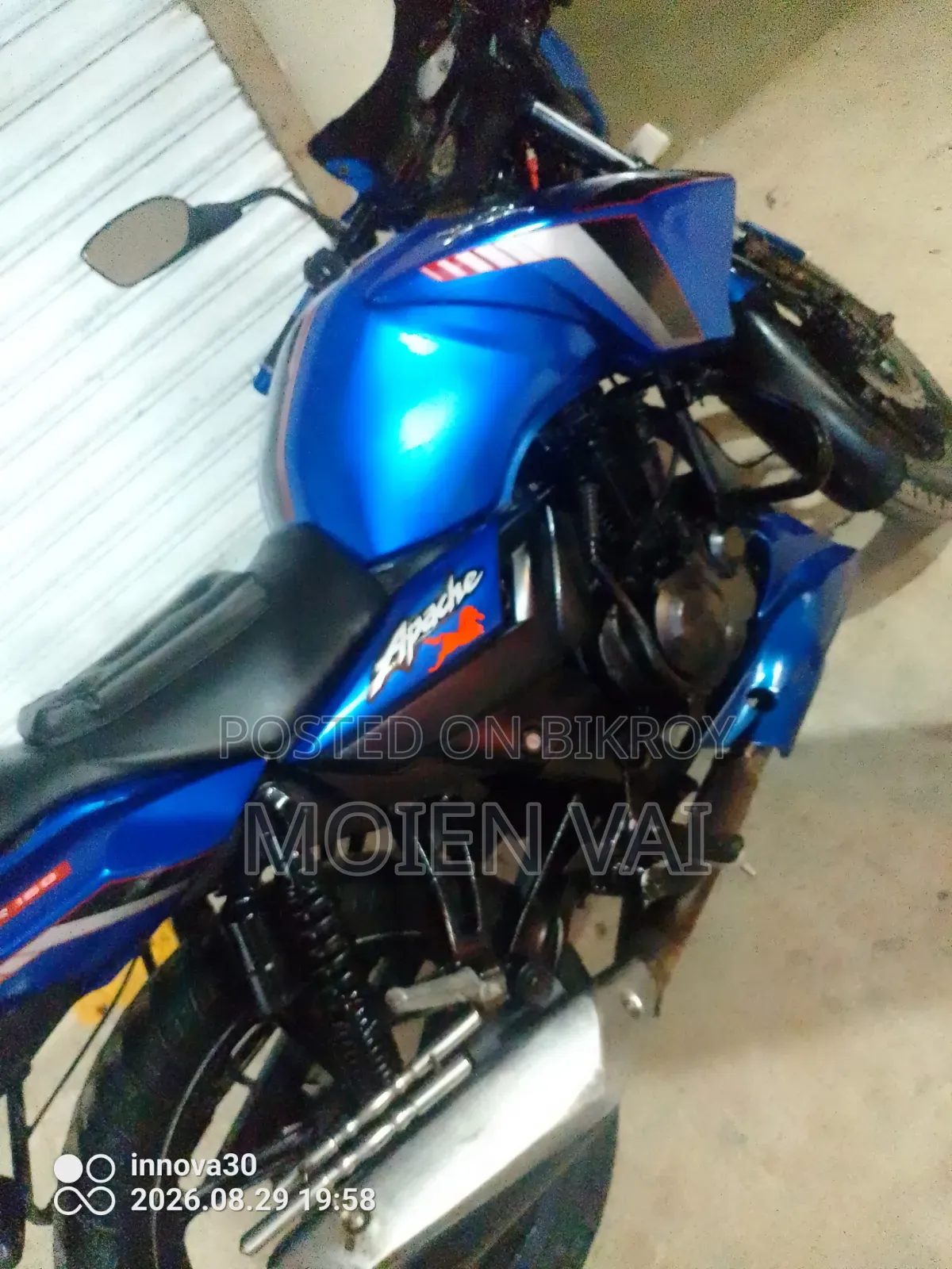 TVS Apache RTR 160 2V 2019 Green