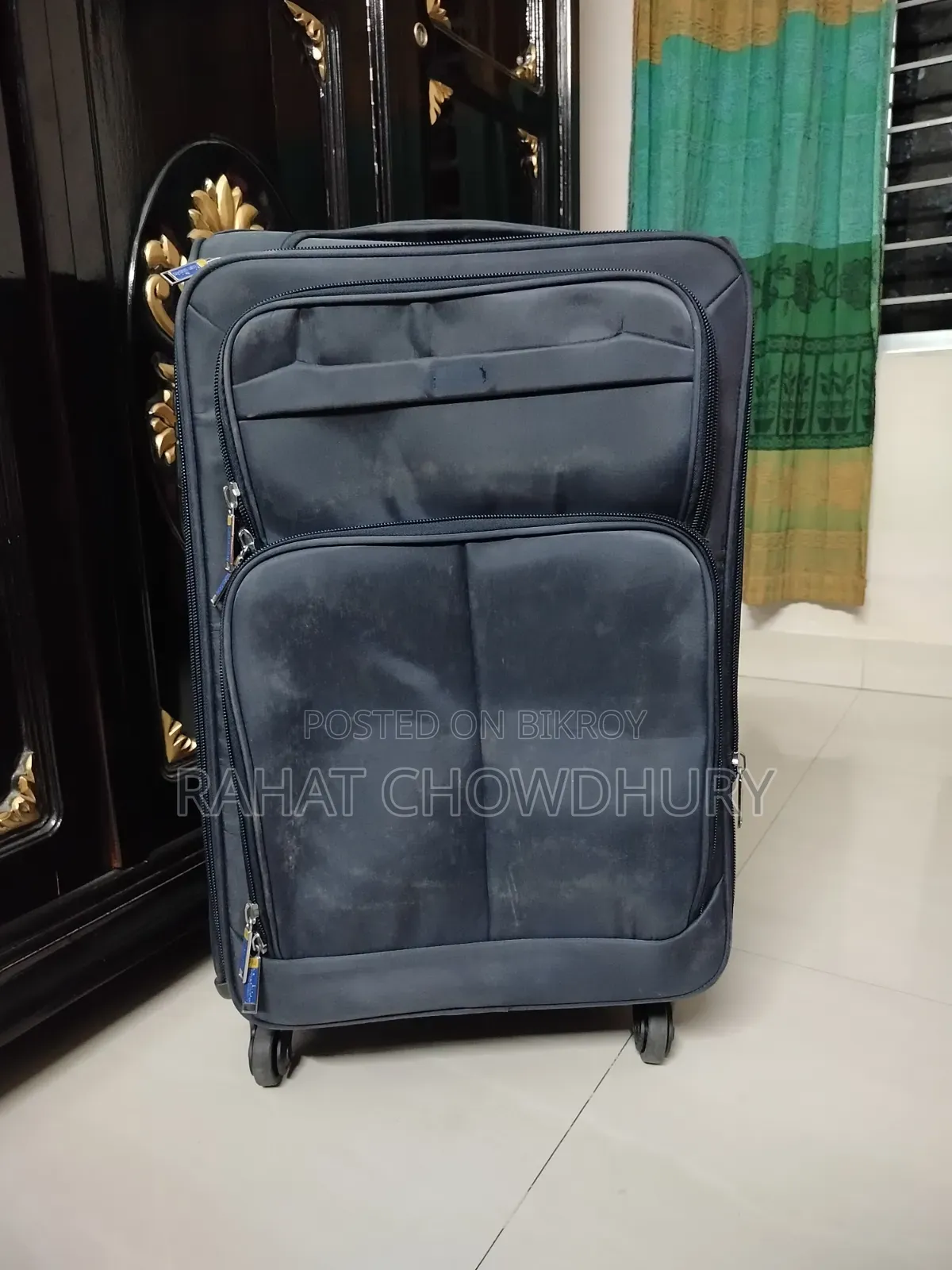 Prime Minister Soft-Sided Fabric Trolley Suitcase