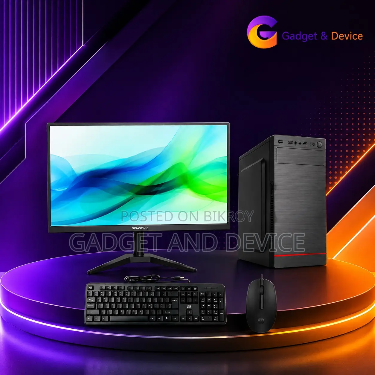 New Desktop Computer 8GB Intel Core i3 HDD 500GB