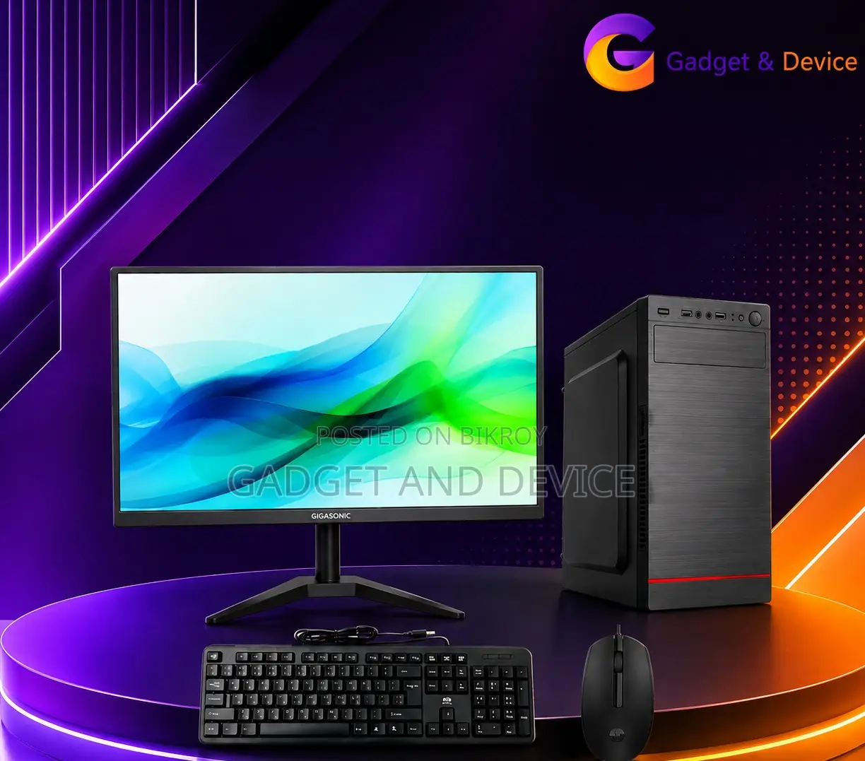 New Desktop Computer 8GB Intel Core i3 HDD 500GB