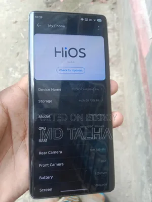 Tecno Camon 40 Pro 4G 256 GB Black