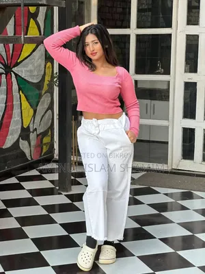 Stylish Women’s Soft Denim Palazzo Pant -