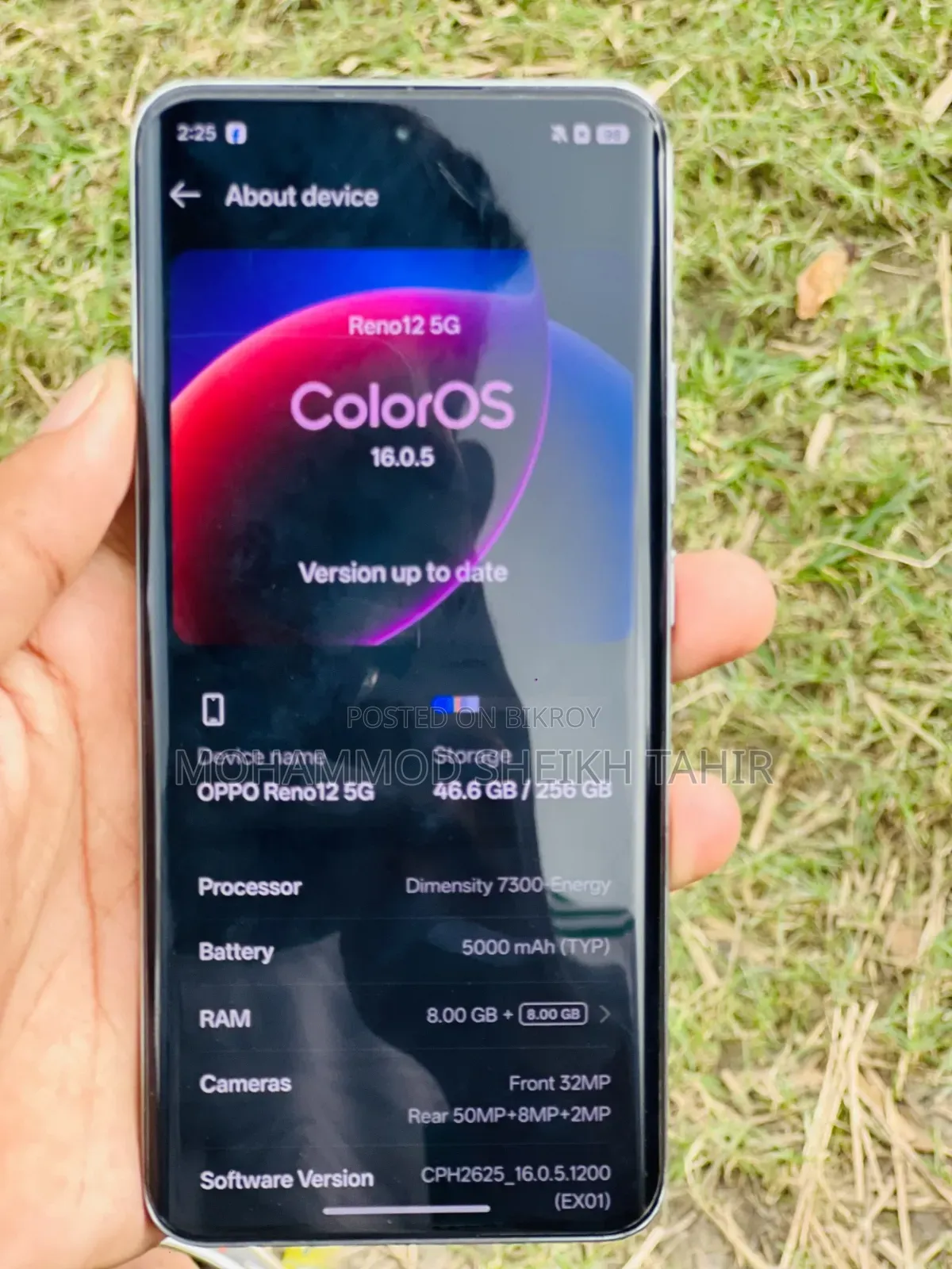 Oppo Reno 12 5G 256 GB Silver