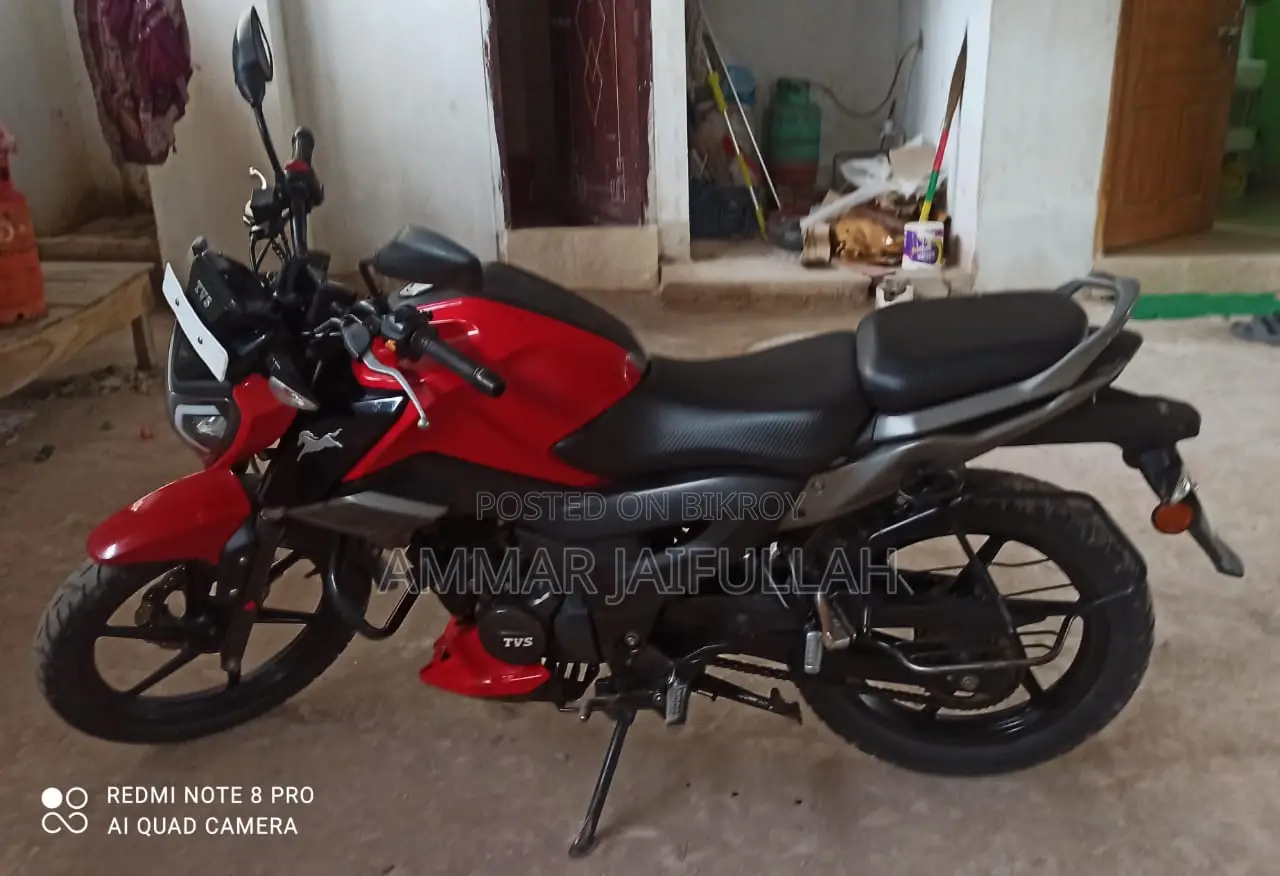 New TVS Raider 125 2025 Red