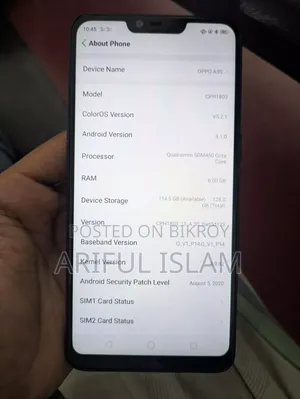 Oppo A3s 64 GB Purple