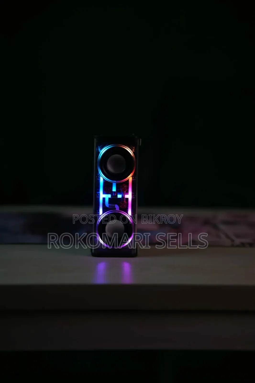 Dual Horn Transparent Mecha Speaker