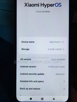 Xiaomi Redmi Note 11 128 GB সাদা