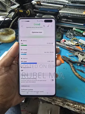স্যামসাং গ্যালাক্সি এস১০ ৫জি ২৫৬ জিবি কালো