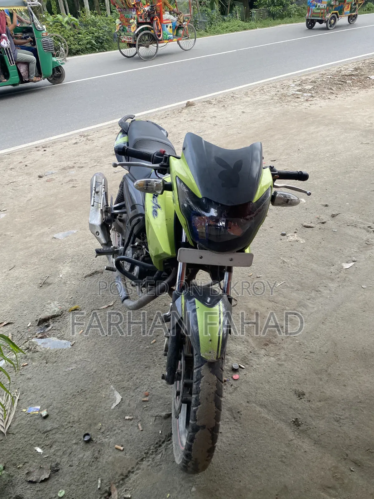 TVS Apache RTR 160 2V 2014 Green