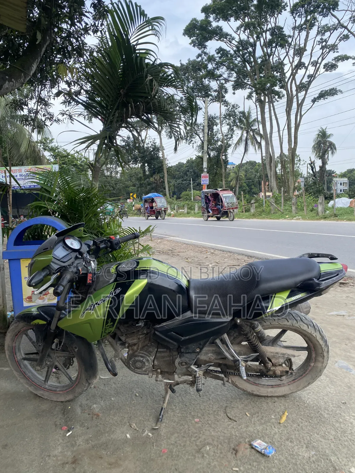 TVS Apache RTR 160 2V 2014 Green