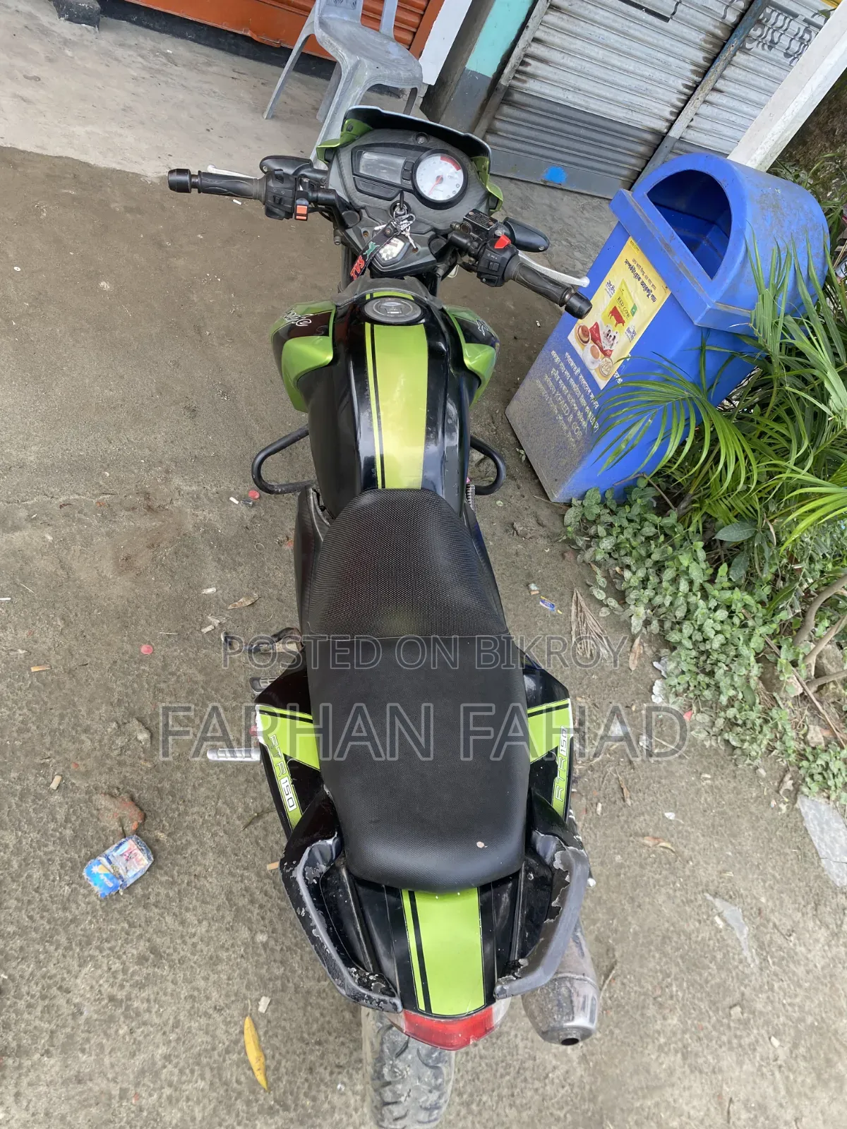 TVS Apache RTR 160 2V 2014 Green