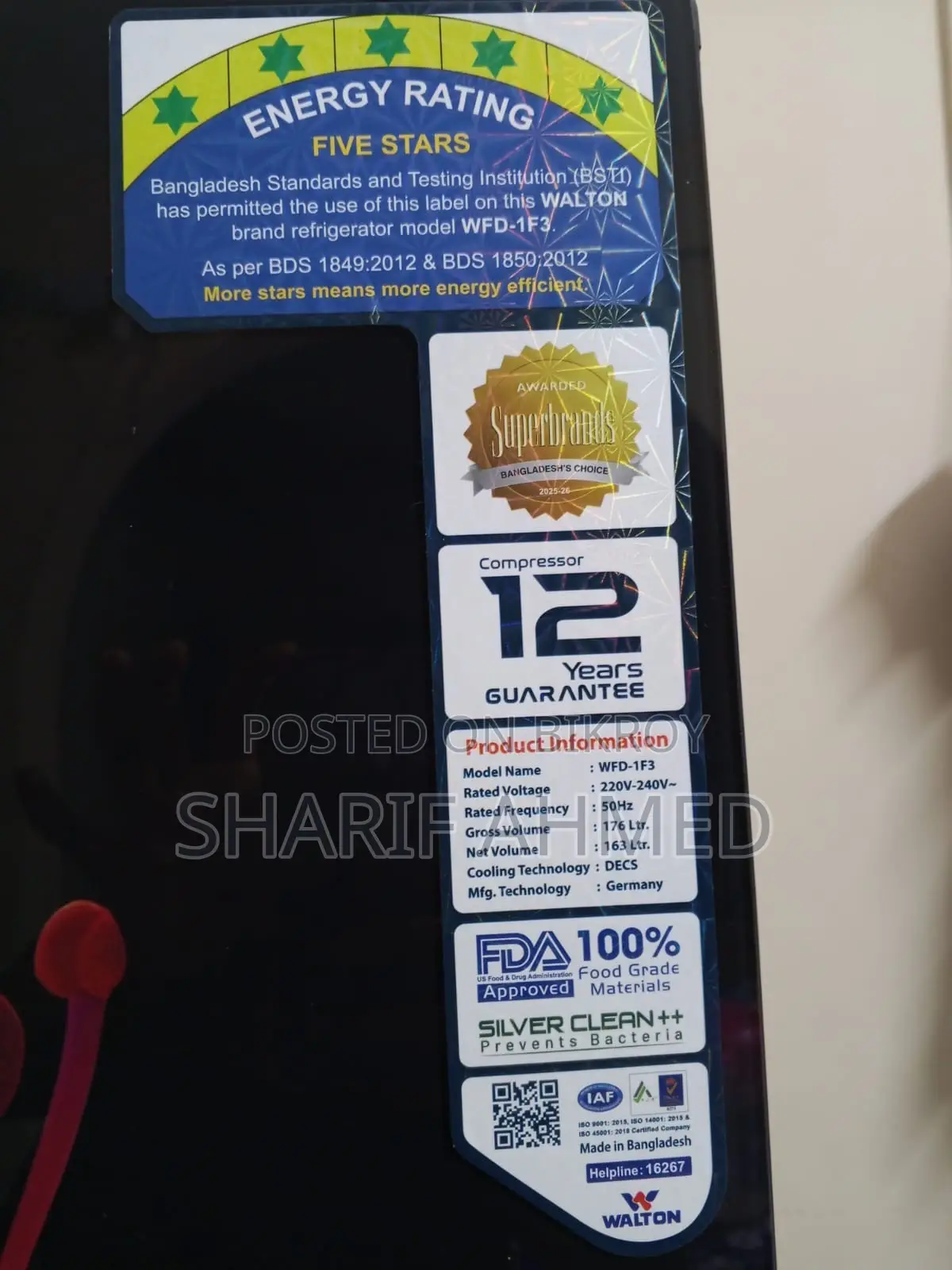 Emergency Refrigerator Sell Post!!