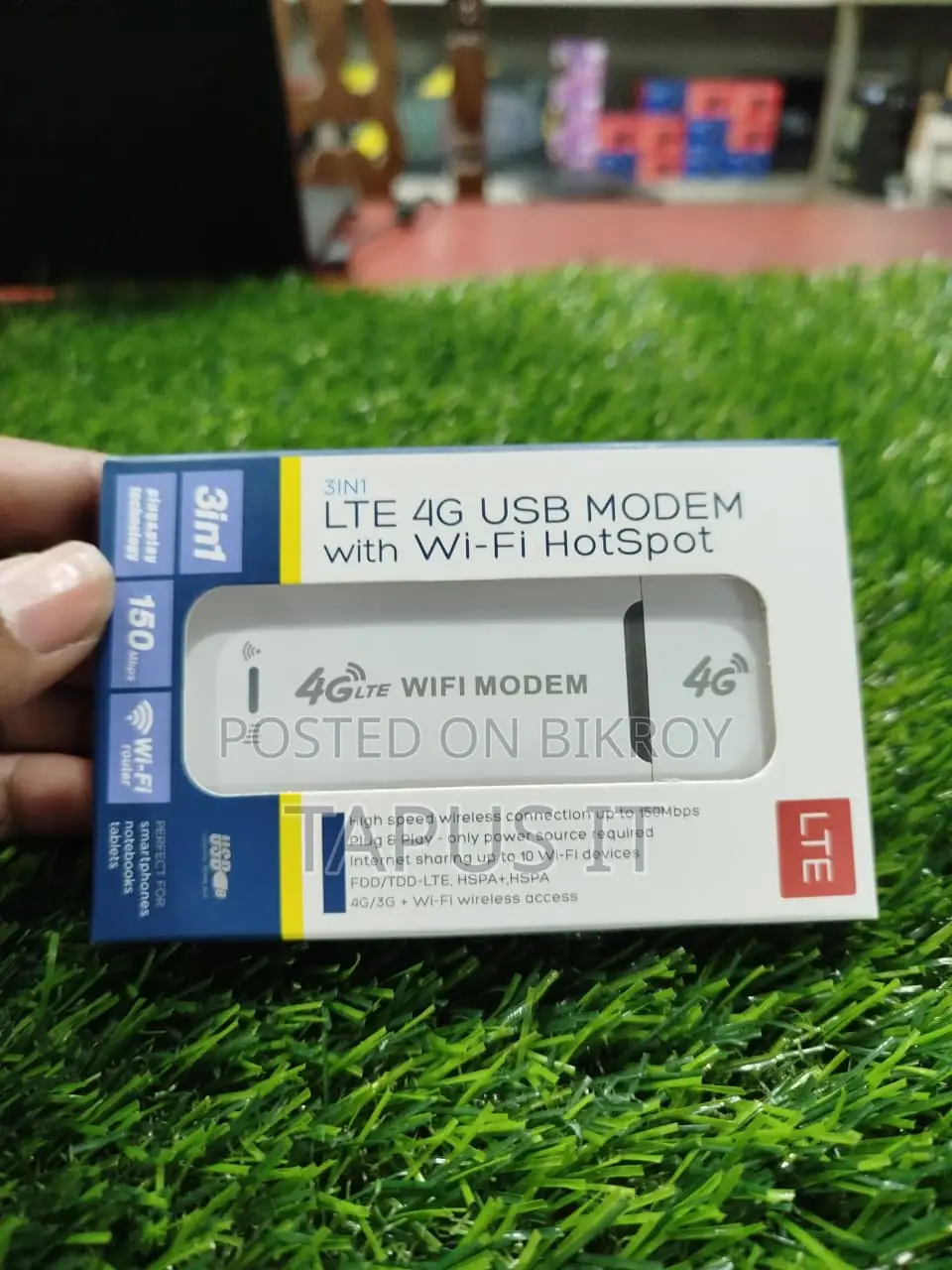4G Modem With Wi-Fi Hotspot 3in1 1Year Warranty