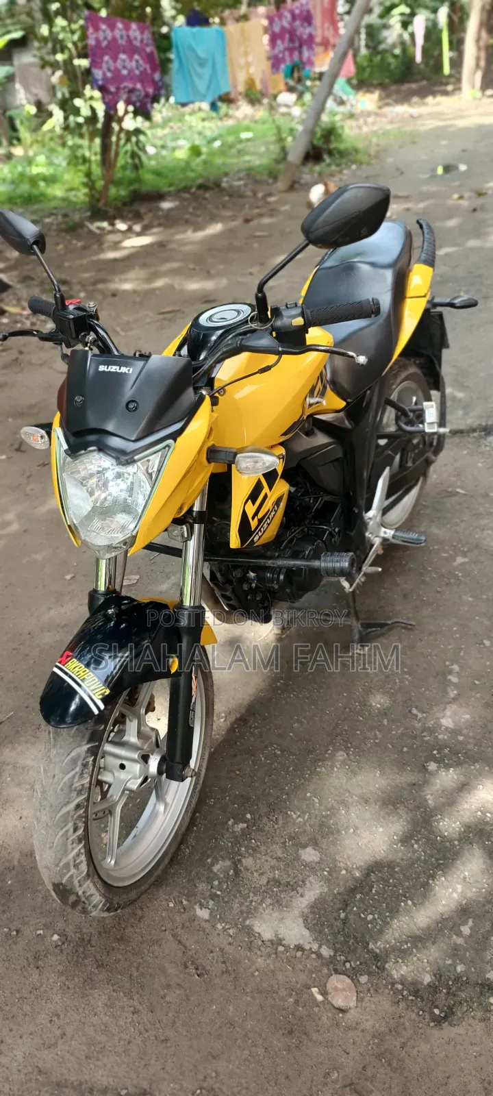 Suzuki Gixxer 2023 Yellow