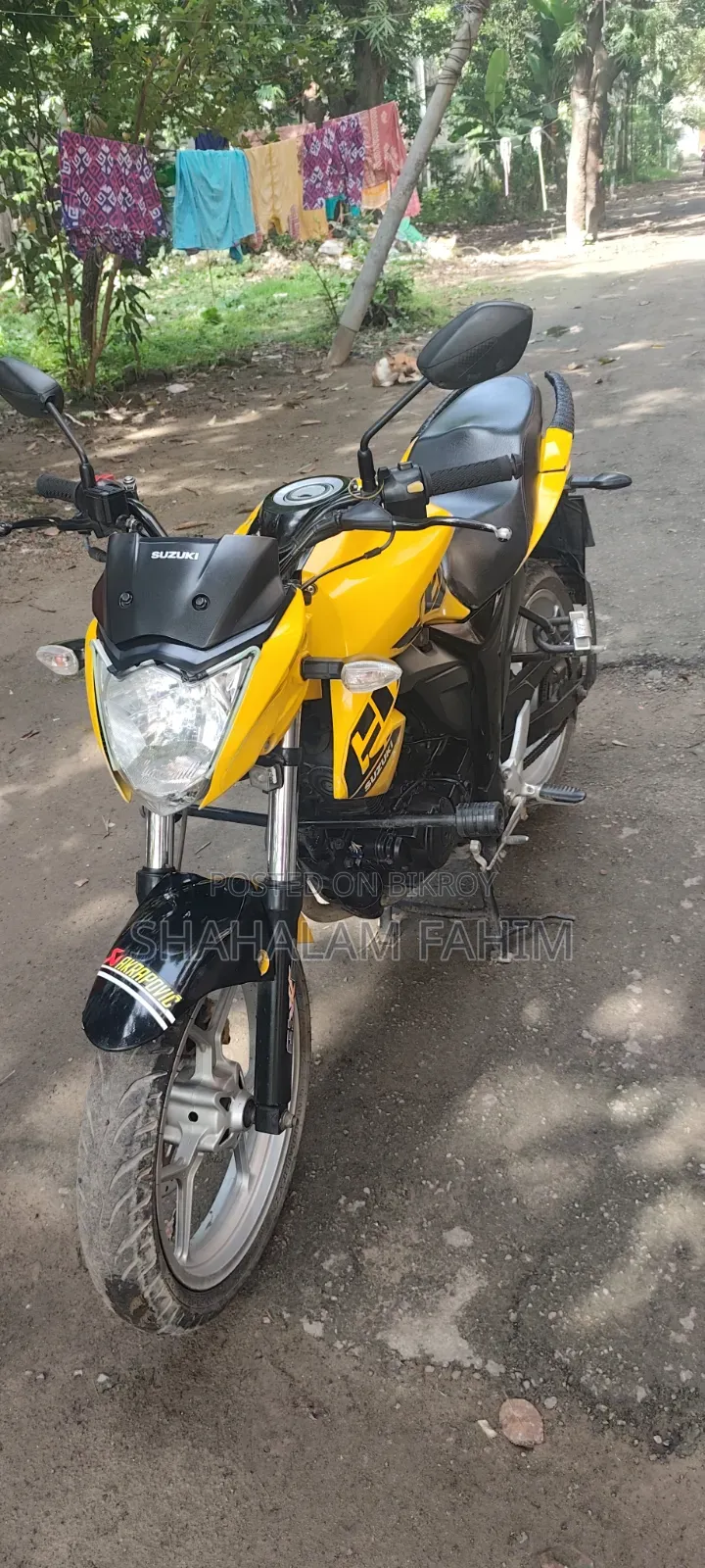 Suzuki Gixxer 2023 Yellow